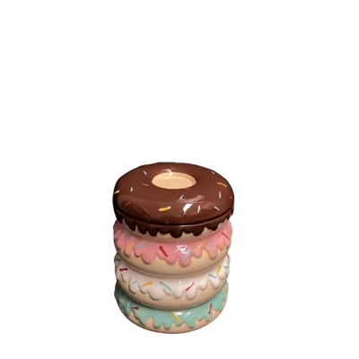 Colourful Donut Cookie Jar