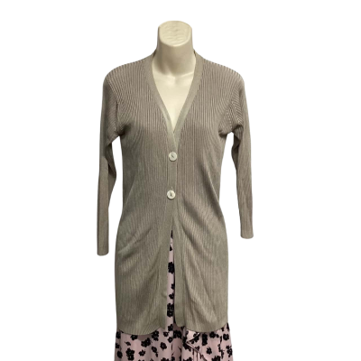 Saba Womens  Size 2 Cardigan Metallic Knit GUC