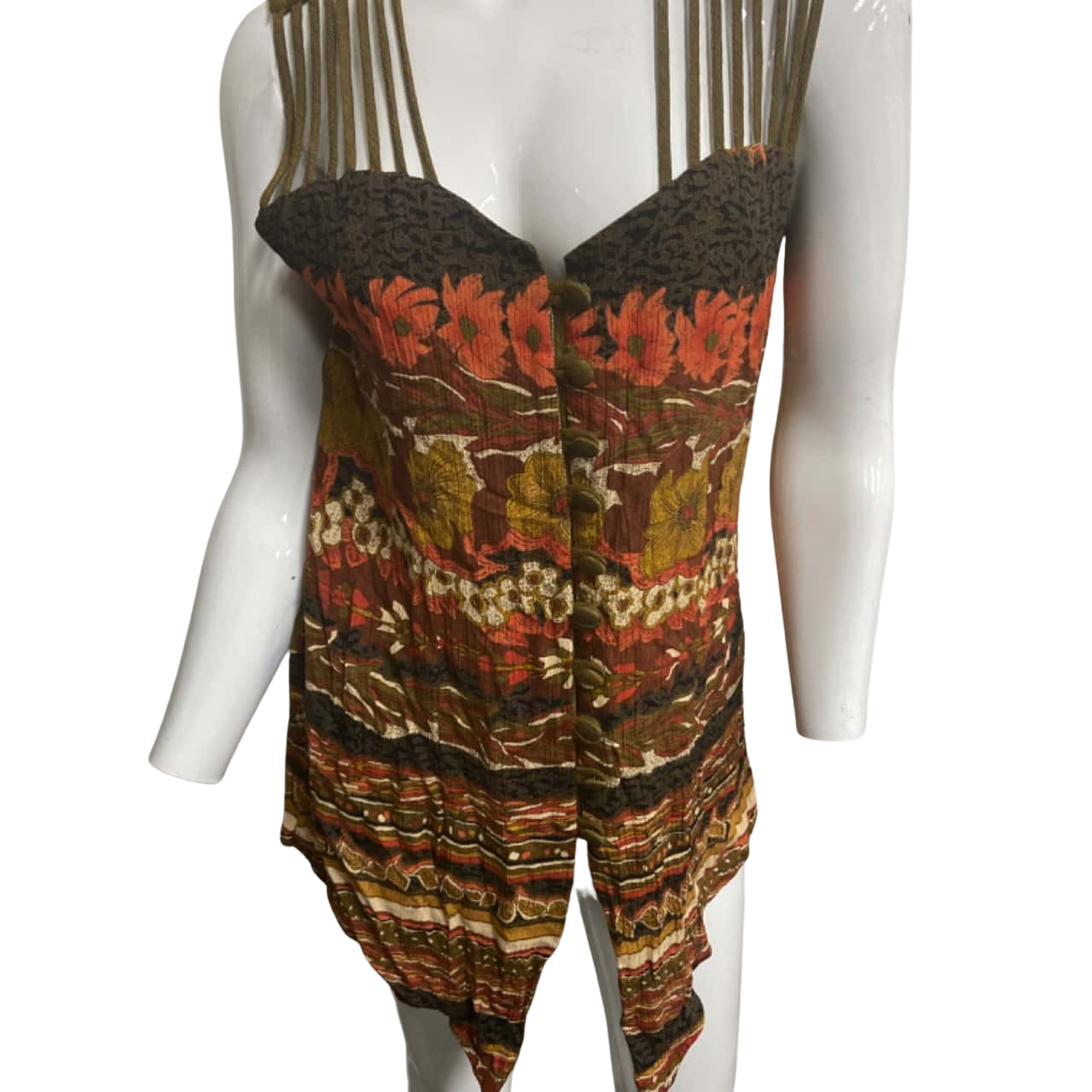 Floralis No. 26 Women's Short Sleeve Button Up