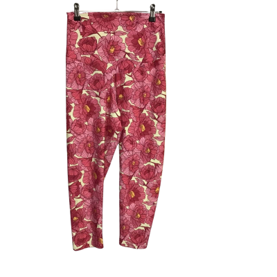 Empress Athleticus  Womens  Size L High Waisted Floral Print Sports Leggings 