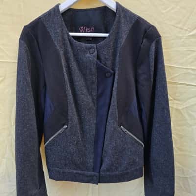  Womens  Size 10 Winter Coat / Winter Jacket Black  / Grey / Navy Blue 