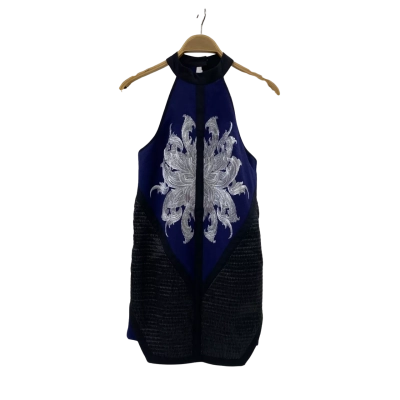 Cameo Women's Minnow Dress Size XS Black / Blue / White BNWT RRP $219.95