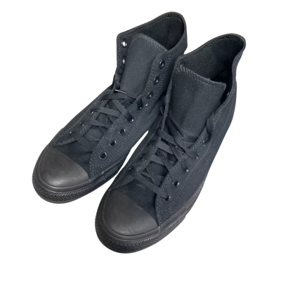 Converse Unisex Size 11.5 / 9.5 Black Shoes 