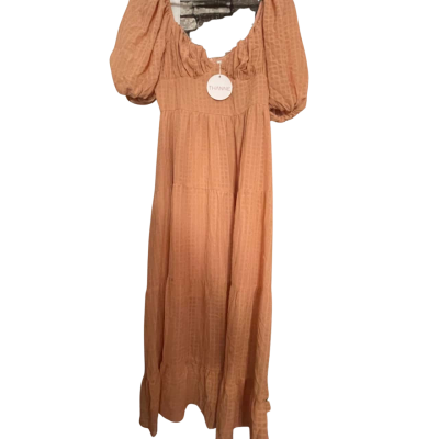 Thanne Women's Size 10 Pastel Peach/Orange Dress NEW