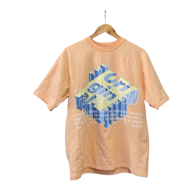 P.E Nation Womens  Size S Oversized T-shirt Peach 
