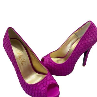Peeptoe heels Size 36 Purple 