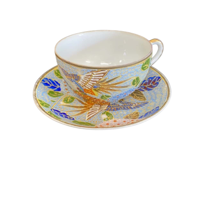 Japanese Satsuma Cup & Saucer