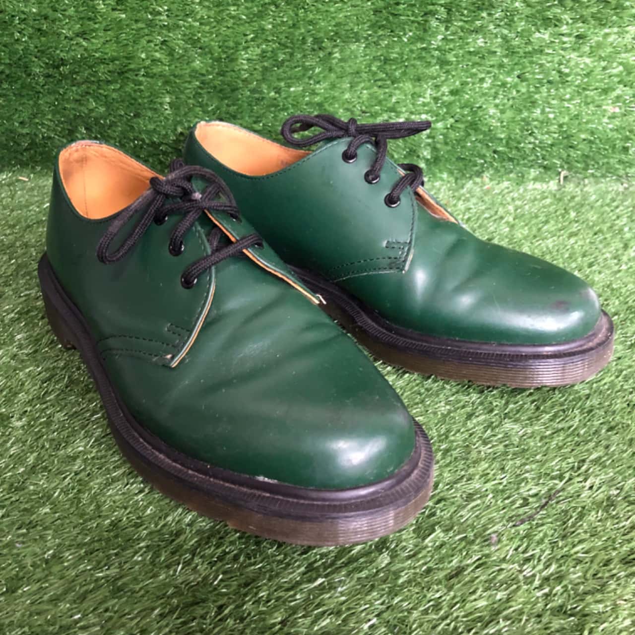 Dr. Martens AirWair 1461 Green Shoes Size 7 US (Men’s 6 US)(s)