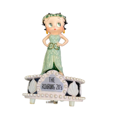 Betty Boop Music Figurine 1998 / Green Dress