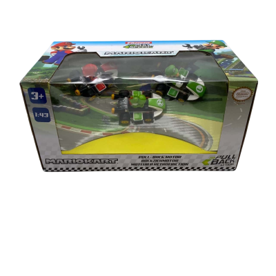 3 Pack Carrera Pull Speed MarioKart 1:43 Scale Vehicles  CAB