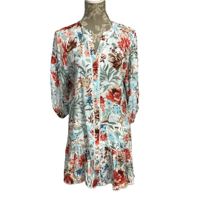 Iris Maxi Button Up Floral Baby Doll Dress