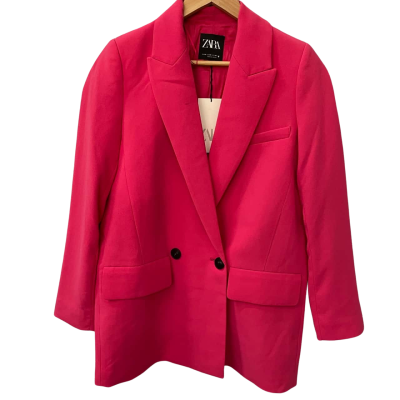 Zara Womens  Size XS Blazer Pink  