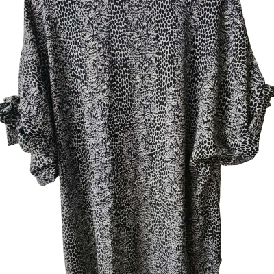 beme Womens  Size 14 Blouse Black  / White 