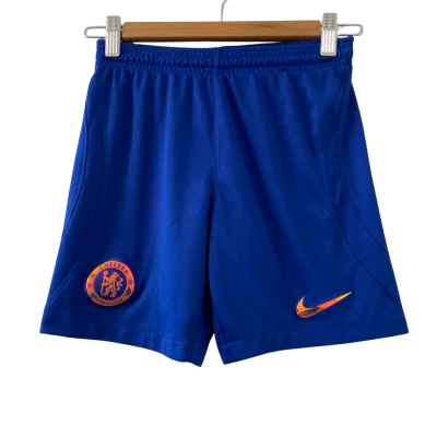 Nike Chelsea Home Shorts 2023/24 Dri-Fit Kids Size S (128-137cm) Rush Blue/Club Gold Shorts