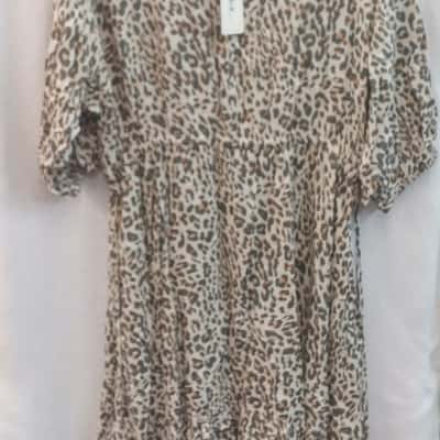  Womens Kiike Luxe Casual / Free Size Dress Animal print 