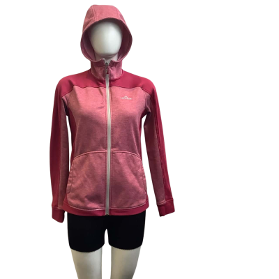 Kathmandu Womens  Size 10 Altica200 Hooded Jacket Pink/Maroon Mix