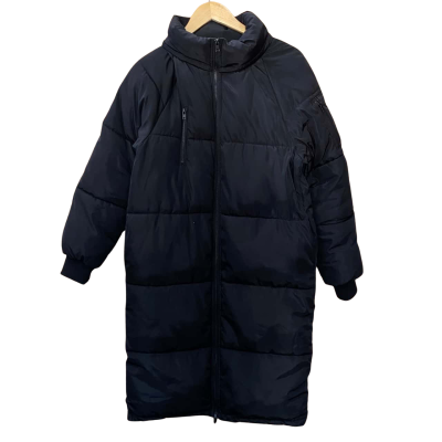 Decjuba Black Long Puffer Coat Size 8