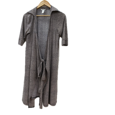 Diane Von Furstenberg Womens  robe Size 6 Black  / White 