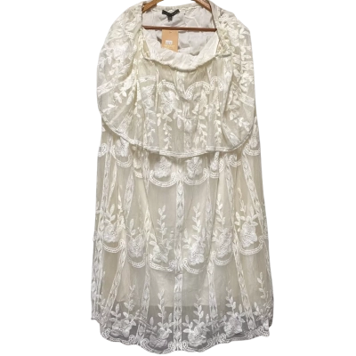 Liz Jordan Womens  Size 18 Off The Shoulder Dress Off White 