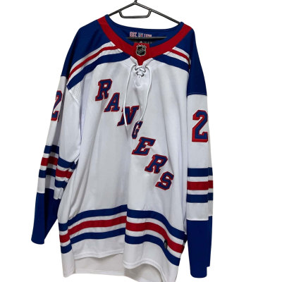 NHL Rangers Adidas Mens  Size M Jersey Blue / Red / White 