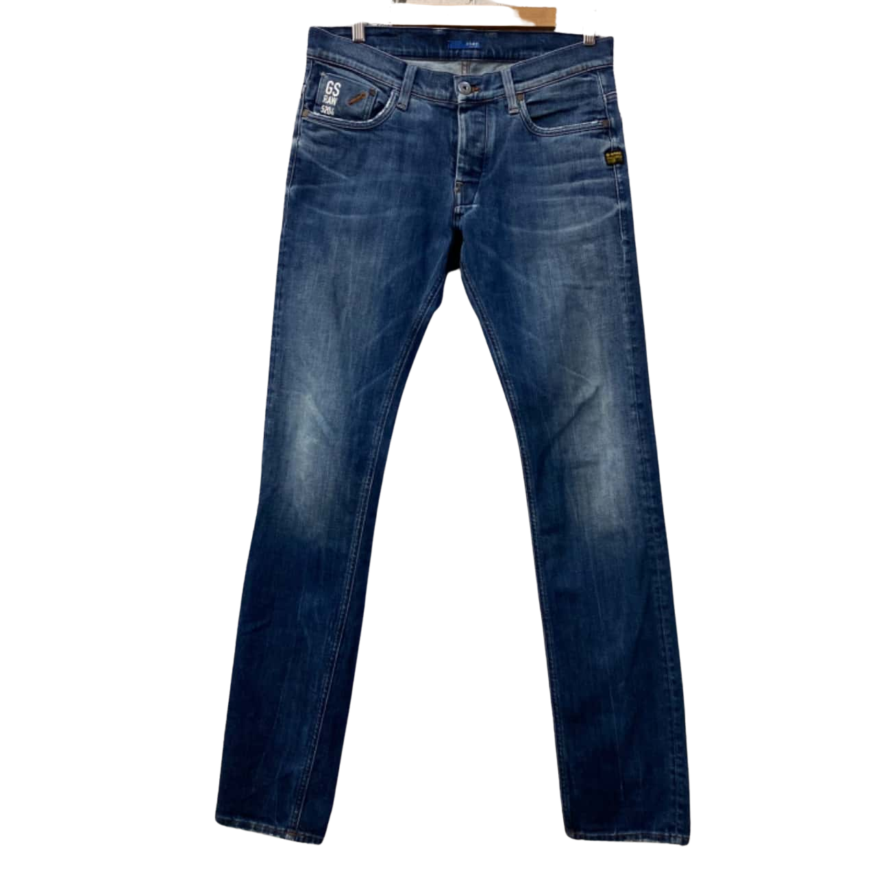 GStar Raw Mens Size 32 Slim Jeans Blue (s)