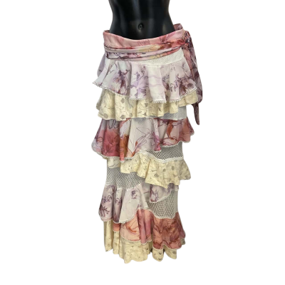 IXIAH  Womens  Size 12 Ruffled Hemline Skirt Pattern 