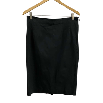 Jigsaw Womens  Size 14 Midi Skirt Black  