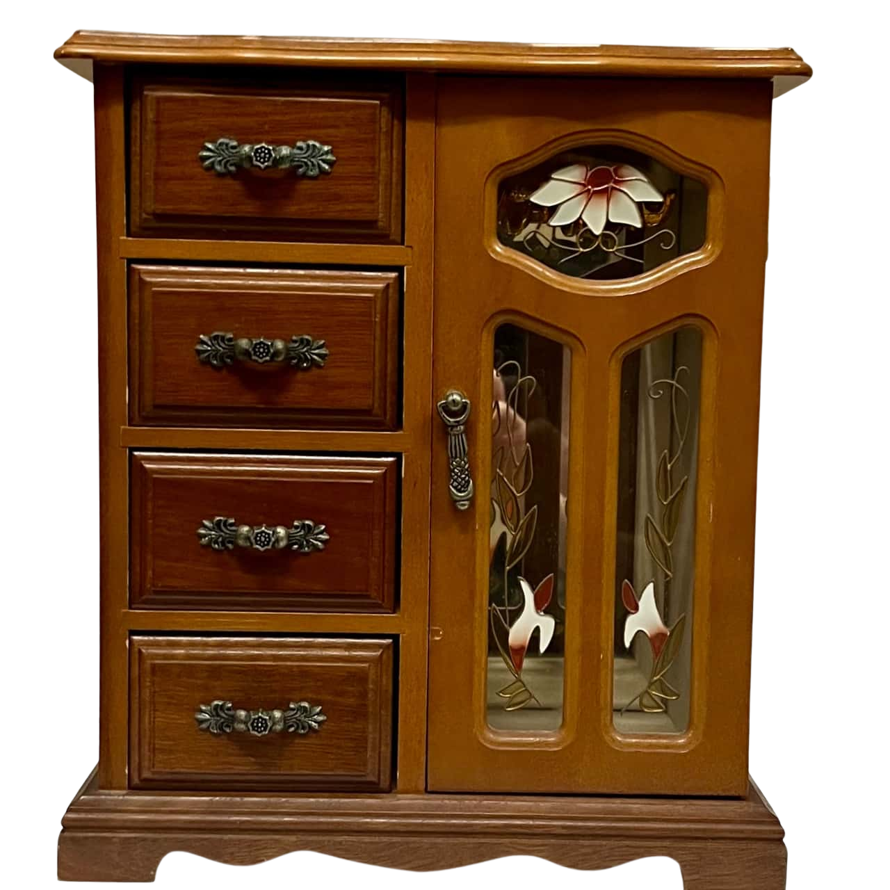 Wooden Musical Jewellery Box “Theme from Love Story” (s)