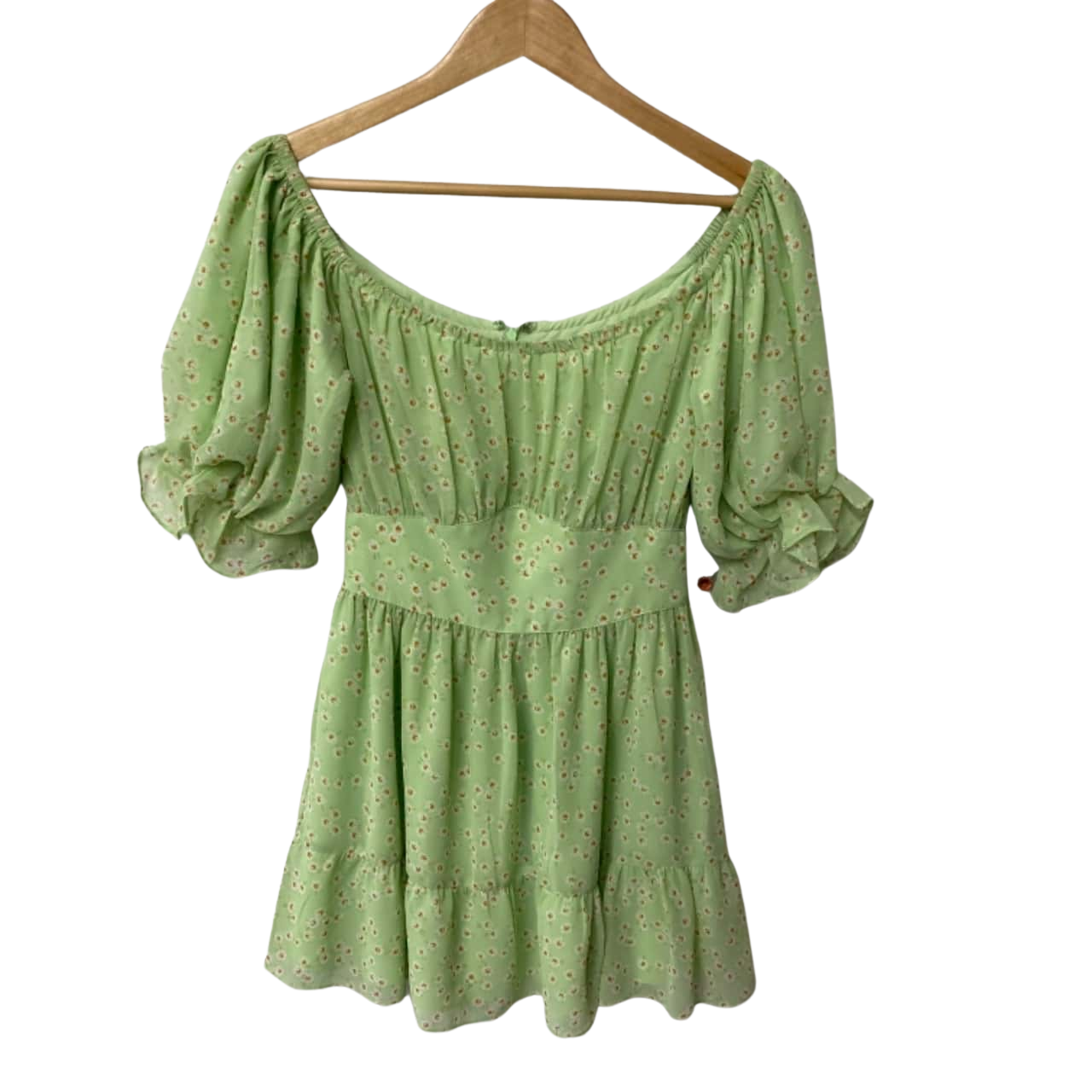 Sabo Skirt Womens Size S Short Sleeve Dress Floral / Green BNWT Rrp 98(s)