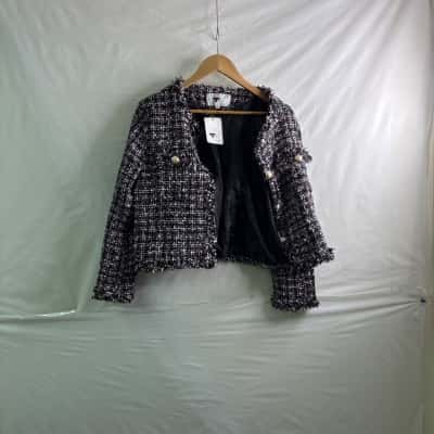 Temt Womens Size 12 Cropped Jacket Multicoloured BNWT