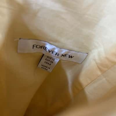 Forever New Womens  Size 10 Playsuit Floral / Yellow 