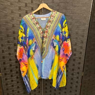 Camilla Womens  Size 0 Animal print / Blue / Yellow 