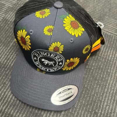 Kids Ringers Western Sunflowers Trucker Cap 