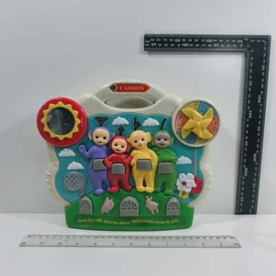 Working Teletubbies Teletubbyland Casdon Cot Toy PreOwned 1996 Rare Collectors Item As Is 