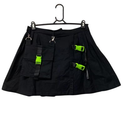 Dangerfield Womens  Size 12  Black / Green  Mini Skirt