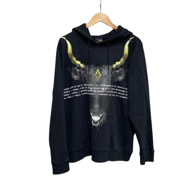 Marcelo Burlon Mens  Size M Hoodie Black  