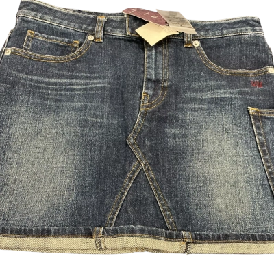 RARE ARCHIVE Japanese Streetwear Denim Mini Skirt by UNIQLO & UU size 6-8 - NEW WITH TAGS