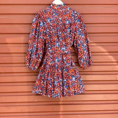 Bardot Junior Size 8 Floral/Multicoloured Kids ASHA Mini Skirt Dress 