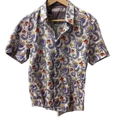 John Lennon by  English Laundry large Mens Short Sleeve Shirt F