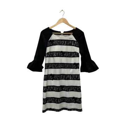 Cooper Womens  Size 8 Mini Dress Striped 