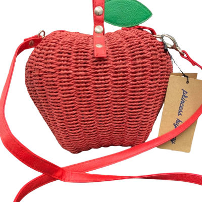 Princess Highway Apple-Shaped Cross Body Bag Red RRP $58.00 