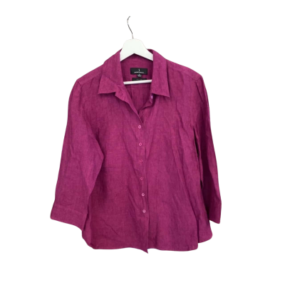 Sportscraft Womens  Size 16 3/4 Sleeve Shirt Other / Purple 