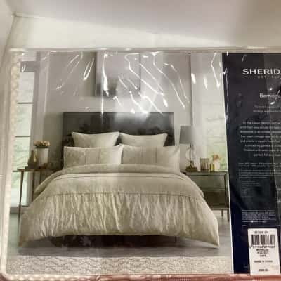 Sheridan King Size “Berridge” quilt cover set, New