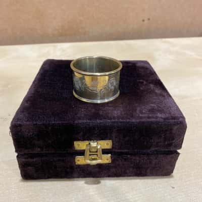 Leo’s Copper Brass  Six Napkin Rings 