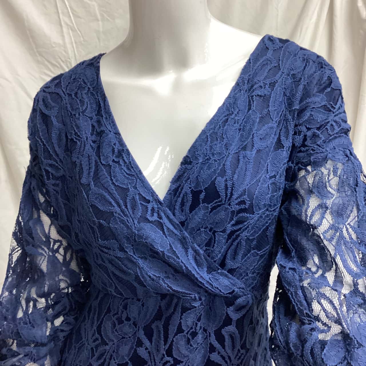 Boohoo Woman's Size 20 Blue Lace Dress(s) - New With Tags | Salvos Stores