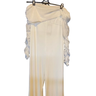  Clubl Womens  Size 14 maternity Jumpsuit White 