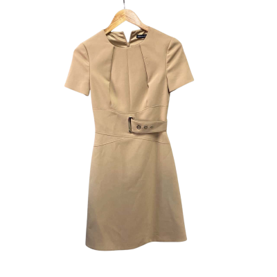 Karen Millen Womens  Size 6 Short Sleeve Dress  Brown RRP $425