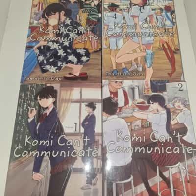 Komi Can't Communicate Volumes 1 to 4