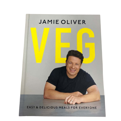 Jamie Oliver “Veg, Easy & Delicious Meals for Everyone” Hardcover Cookbook 