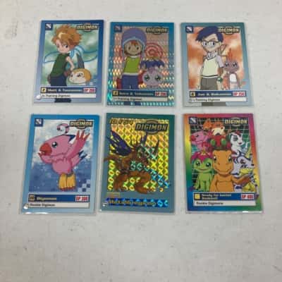 Digimon Cards x6